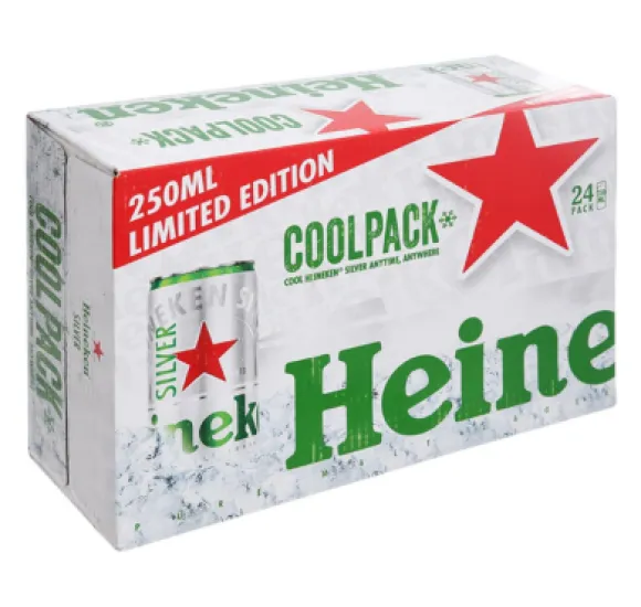 Thùng 24 lon Bia Heineken Silver 250ml