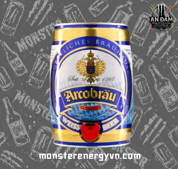 Bia Arcobrau Weissbier Hell 5.3% – Bom 5 Lít