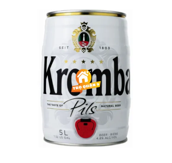 Bia Đức Krombacher Pils 4.8% – Bom 5 Lít