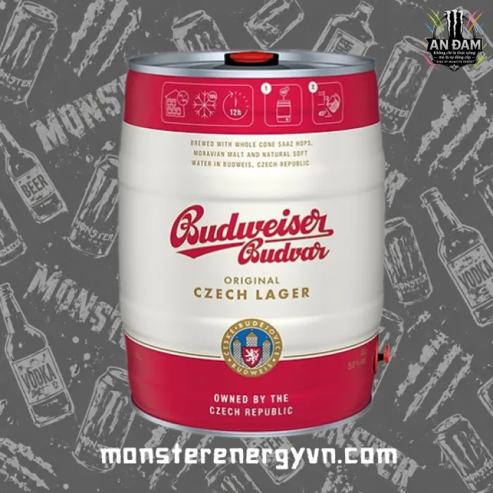 Bia Budvar Bom 5L