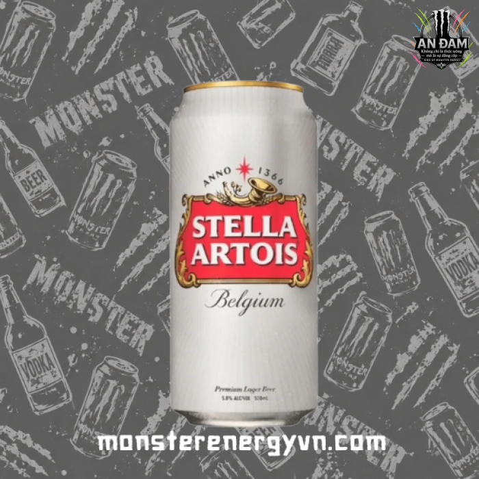 Bia Stella Artois 5% Bỉ 500ml