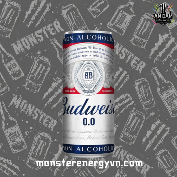 Bia 0.0 Budweiser Lon 330ml 