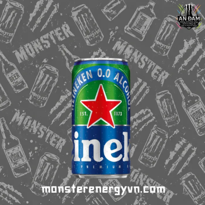 Bia Heineken 0.0% Độ Cồn Lon 250ml