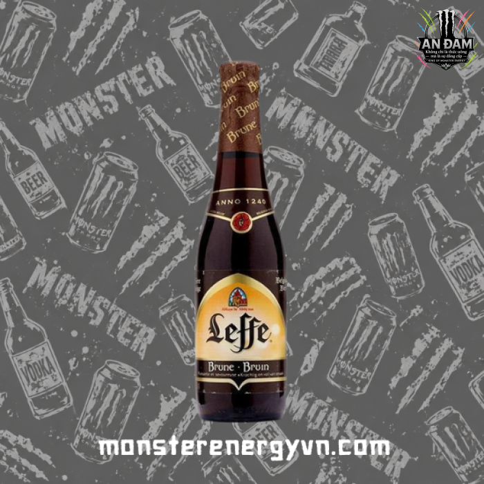 Bia Leffe Brune Nâu 6,5% – Chai 330ml