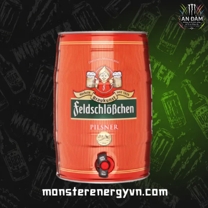 Bia Feldschlobchen Pilsner 4.9% – Bom 5 Lít