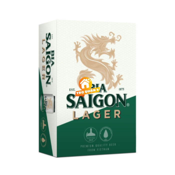 Thùng 24 lon Bia Sài Gòn Lager 330ml