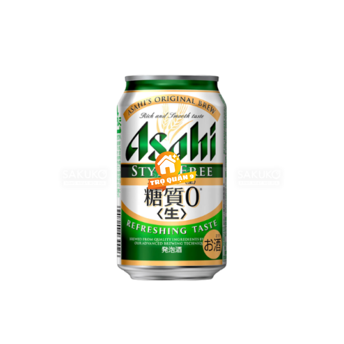 Bia không đường Asahi Style Free 4% 